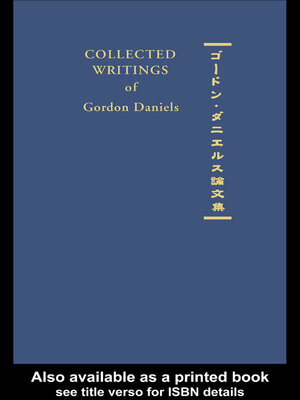 cover image of Collected Writings of Gordon Daniels